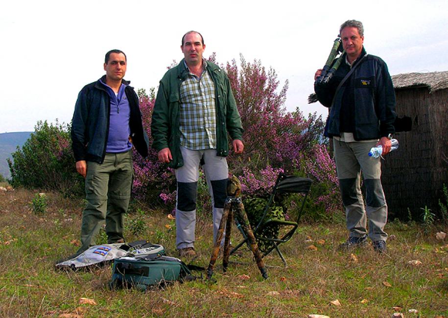 Pedro Trejo, Amadeo Molina y Joan Canals